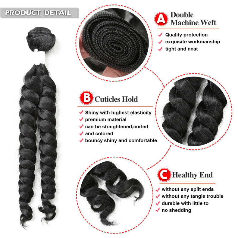 Chemical Fiber Hair Curtain Set