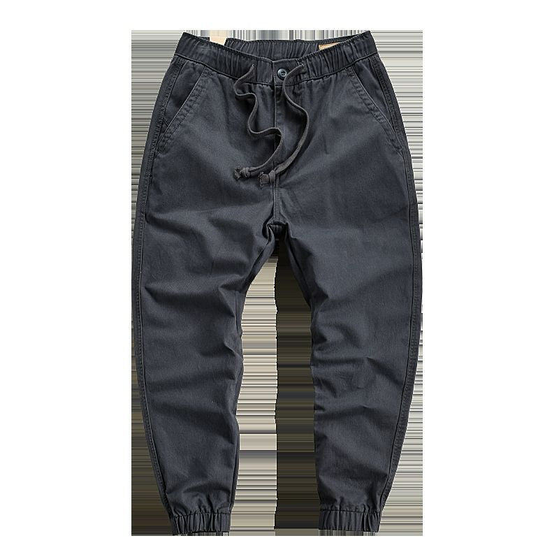 Versatile Workwear Pants Wear-resistant Work Solid Color