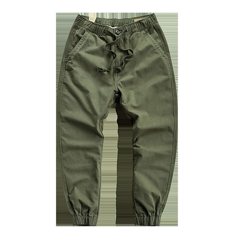 Versatile Workwear Pants Wear-resistant Work Solid Color
