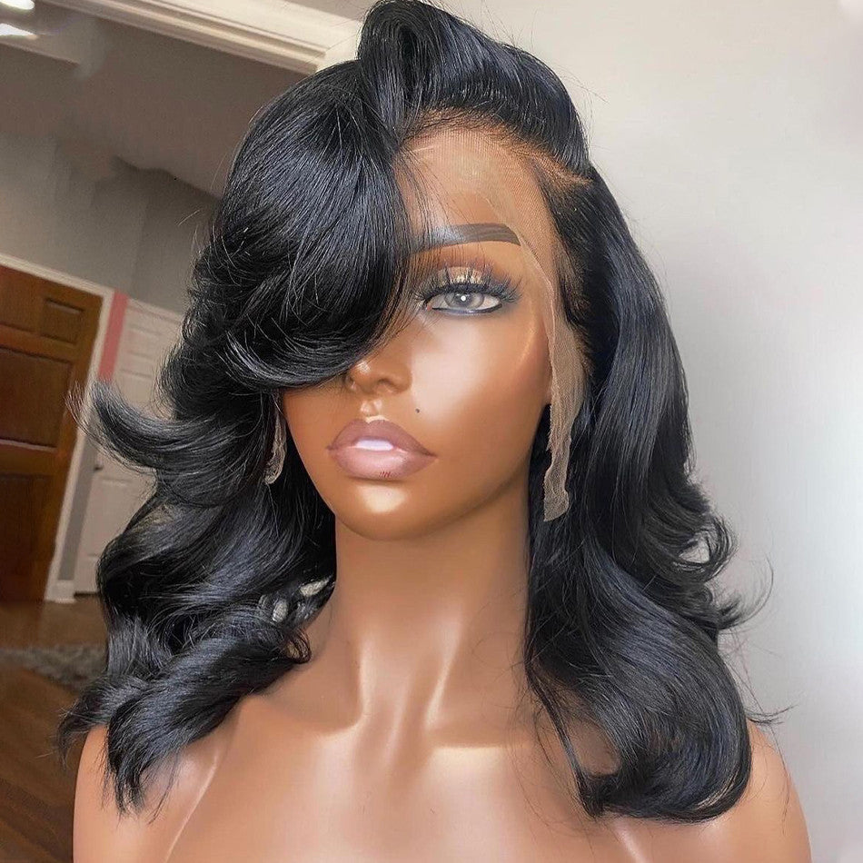 Partial Short Curly Hair Big Wave Wig Chemical Fiber Hair Cover