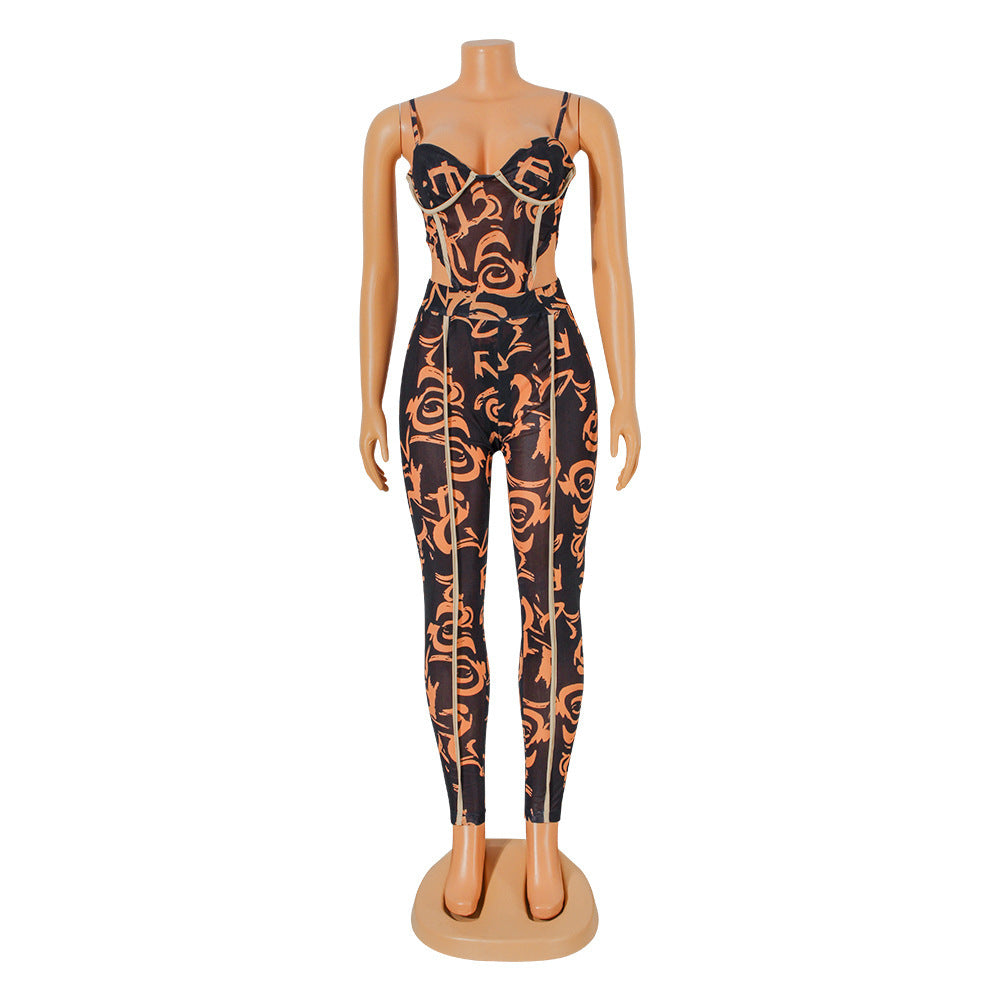 Two-piece Sling Suit Women