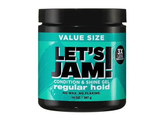 Softsheen Carson Let's Jam! Shine Enhancing Condition and Shine Gel, for All Hair Types, 14 oz